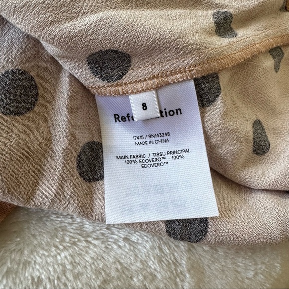 Reformation Woodstock Dress in Ibiza Dots - Picture 3 of 7